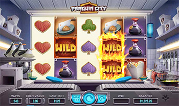 Penguin City Spielautomat Screenshot