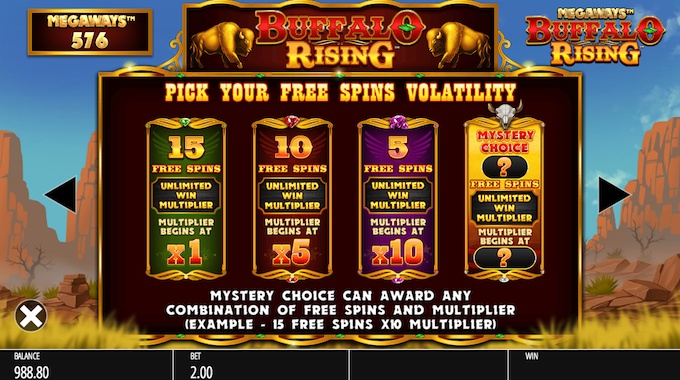 buffalo rising Slot