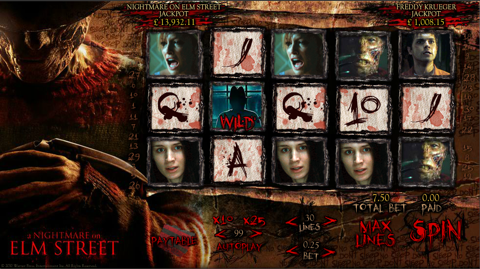 A Nightmare on Elm Street Slot